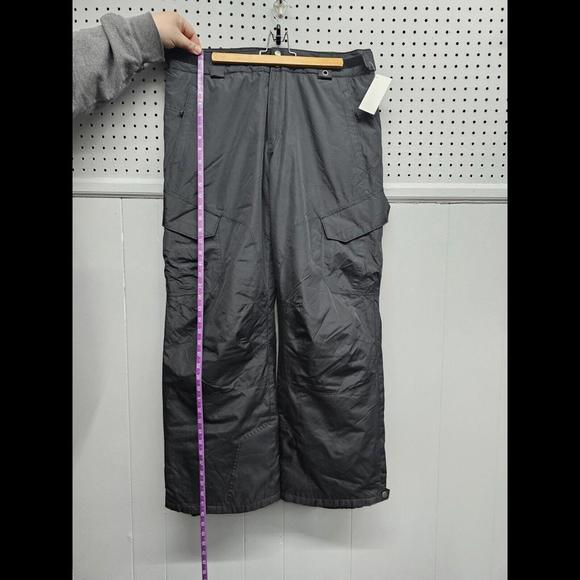 Tsla Snowpants w/ Pockets Mens Size L 36 waist 31 inseem (Black) - Picture 5 of 10